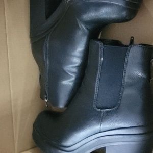 Black high boots